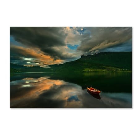 Krzysztof Browko 'Boat ' Canvas Art,12x19